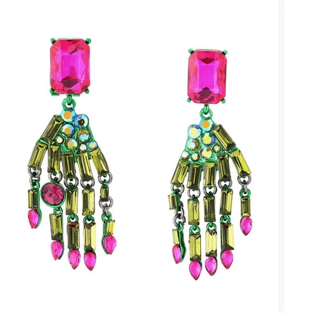 🧙💚BETSEY JOHNSON STUNNING "RICH
WITCH BIB NECKLACE & EARRING SET "-🧙💚
NWT| - Picture 11 of 14